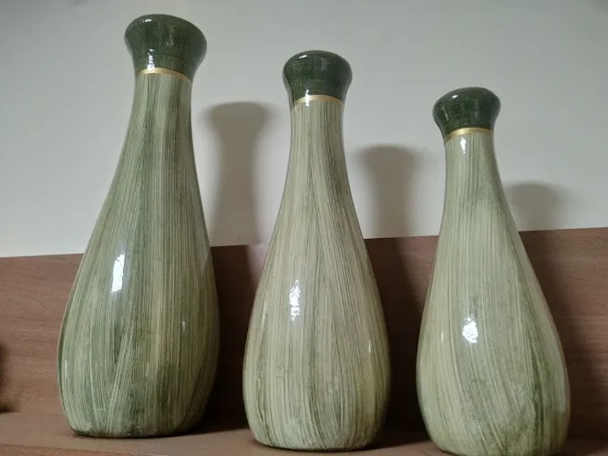 Kit 3 jarros cerâmica 
