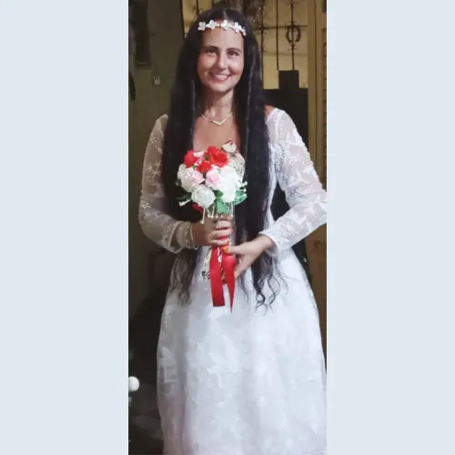 Vendo esse vestido de casamento lindo