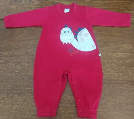 Macacão Para Bebê Dino
