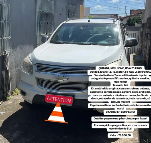 Chevrolet SS10 Pick-up 4.3 V6 2021