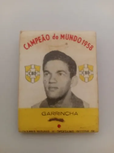 Caixa de Fósforo Seleção Brasileira de 1958 - Garrincha