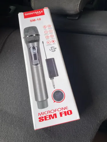 Microfone recarregável 