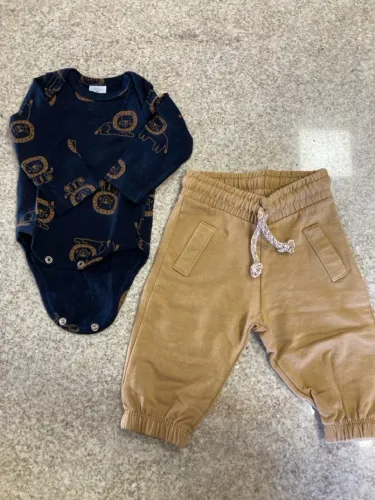 Conjunto Body e Calça Leãozinho - Conforto e Estilo para Bebê