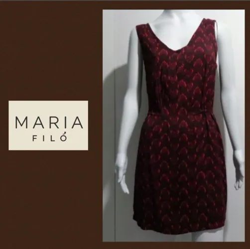 Maria Filó vestido viscose