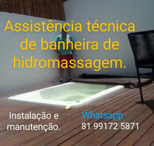 Banheiras hidromassagem instalação e manutenção 