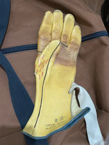 Luva importada de couro para montaria