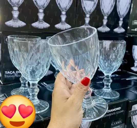 Kit taças vidro 