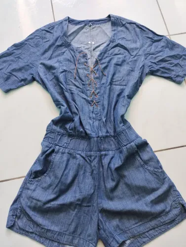 Macaquinho Jeans TAMG/42