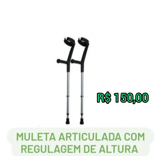 Muleta Articulada com Regulagem de Altura