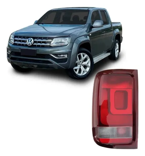Lanterna Traseiro VW Amarok Cabine Dupla e Cabine Simples 2011 a 2016 Esq.Bicolor Original