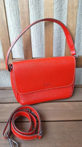 Bolsa de Ombro Vermelha Mr. Cat