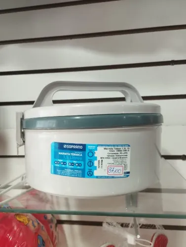 Marmita Térmica Soprano 1,5L - Praticidade e Qualidade no Seu Dia a Dia!