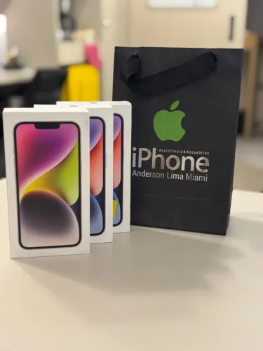 IPHONE 14 128GB NOVO SUPER PROMOÇÃO, ACEITAMOS O SEU USADO, LOJA NO RIOMAR.