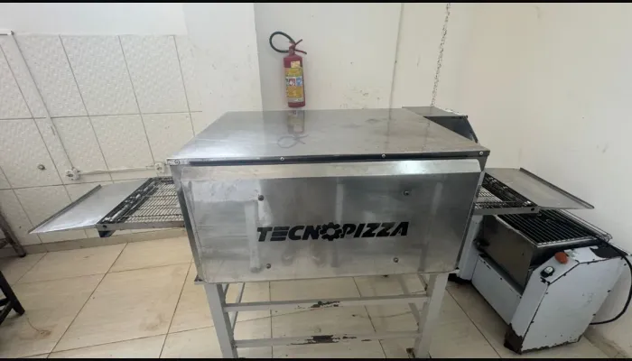 FORNO ESTEIRA TECNOPIZZA A GÁS 40-100