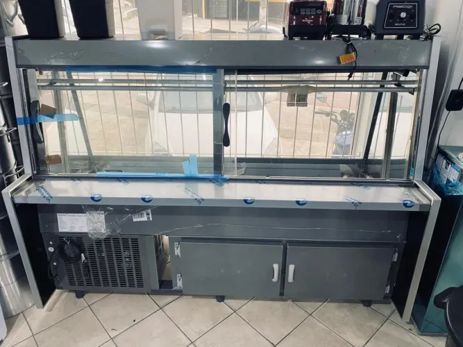 Nz. Balcão açougue refrigerado 2 metros Gelopar 