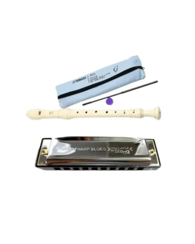 Flauta yamaha contralto germanica yra27iii + Gaita Stagg em DÓ maior