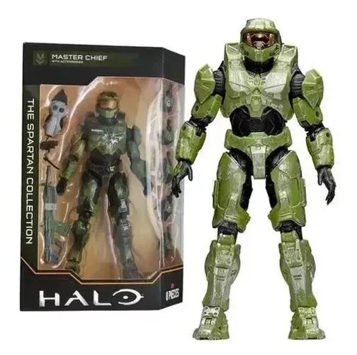 master chief halo 18cm articulado original oficial xbox spartan collection neca mcfarlane