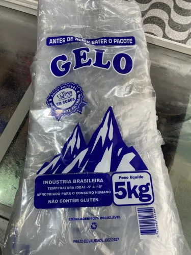 Embalagem Para Gelo 5kg