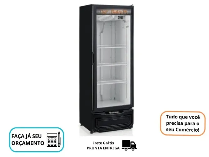 Cervejeira Gelopar 410 Litros Porta de Vidro