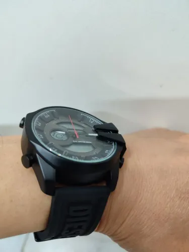 Relógio Masculino pulseira de borracha