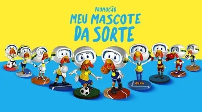 Personagens SADIA itens da Copa antigos colecionaveis