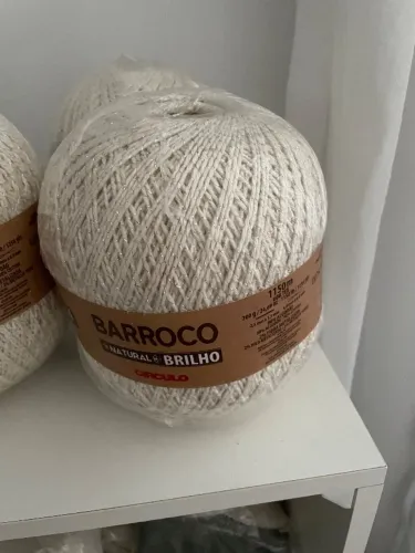 linha de crochê barroco 
