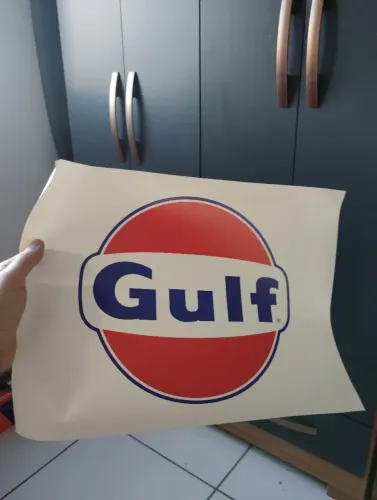 Adesivo Gulf oil