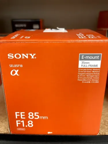 Sony lente 85mm 1.8 - ESTADO DE ZERO