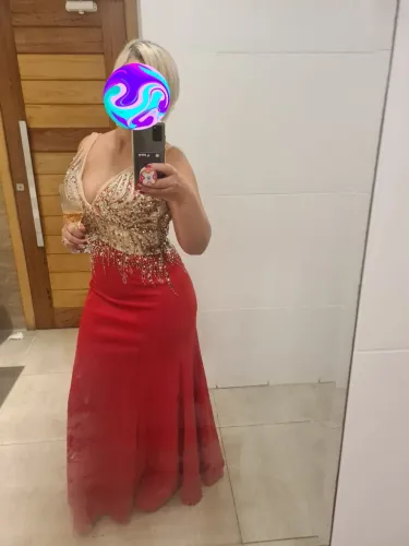 Vestido vermelho de festa pedraria festa