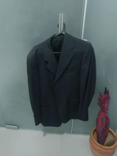 Casaco Masculino azul escuro listrado
