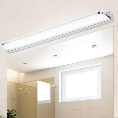 Arandela Parede Espelho Acrílica Palmerlux Branca Fria 62cm