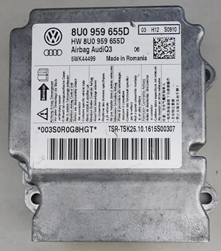 Modulo Airbag Audi Q3  8U0 959 655D  (resetado)