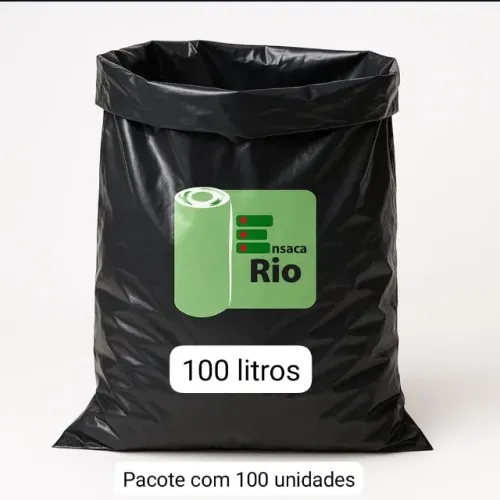 Saco lixo 100 litros reforçado - Direto da fábrica- atacado e varejo