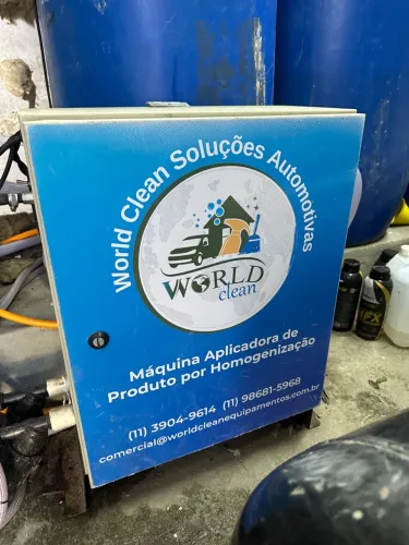 Máquina aplicadora produto lava rápido