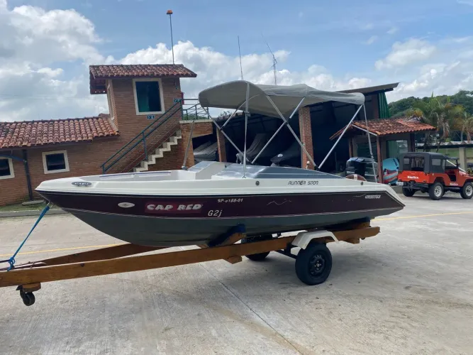 Lancha 16 pés runner 5000 Mercury 75hp