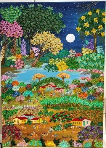 Raquel gallena tema cidade encantada medida 70x50 