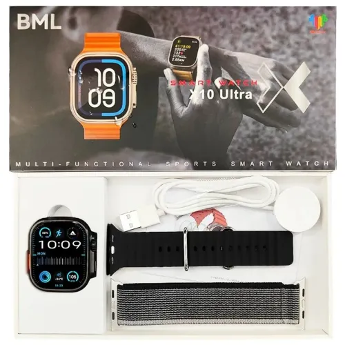 Relogio Smartwatch X10 Ultra - Multifuncional Esportivo inteligente digital