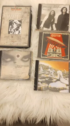 Dvd box e cds Led Zeppelin 