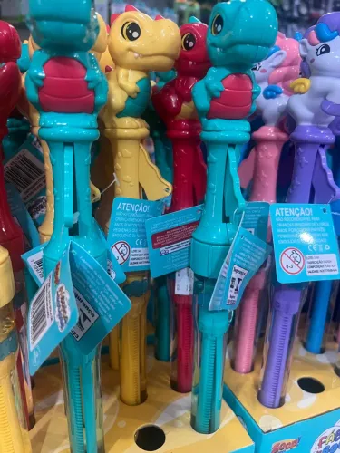 Bastão de Bolhas de Sabão Dinossauro - Zoopy