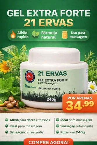 GEL EXTRA FORTE 21 ERVAS