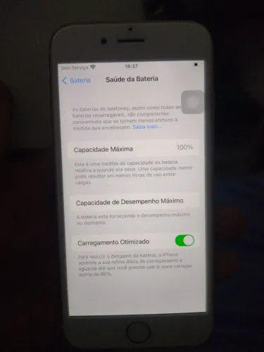 iPhone 6s bateria 100%