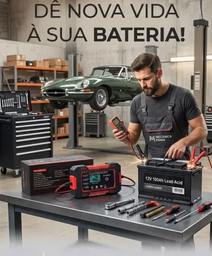 Carregador de bateria automotivo inteligente 12v