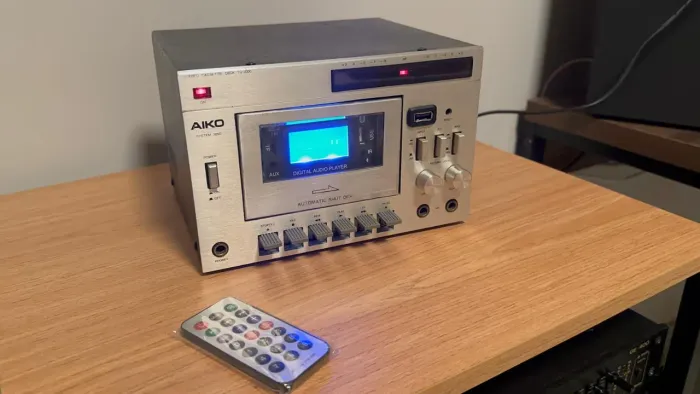 Tape deck AIKO TD 3000 com Bluetooth 