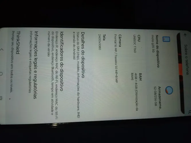 Vendo moto g35