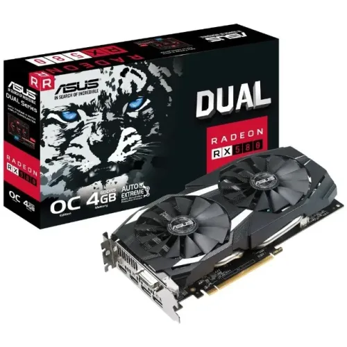 placa de video Asus AMD RX 580 OC 4GB (Usada)