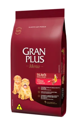 RAÇÃO GRAN PLUS FILHOTES 
