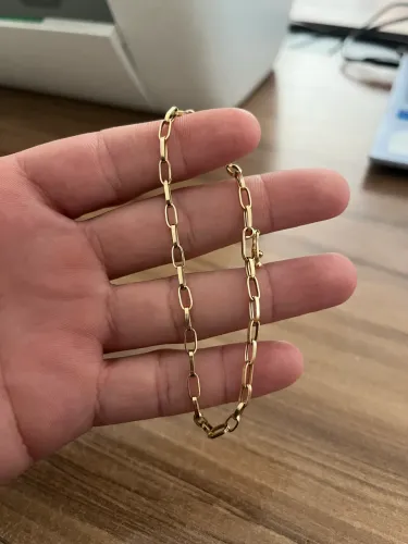 Pulseira Tijolinho Ouro 18k