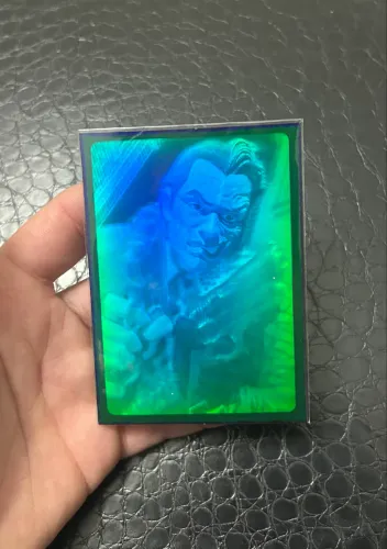 Card Batman forever metal Fleer 95 holográfico - Duas Caras