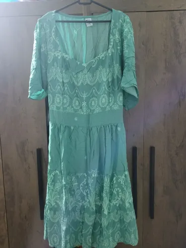Vestido estampado tamanho G2