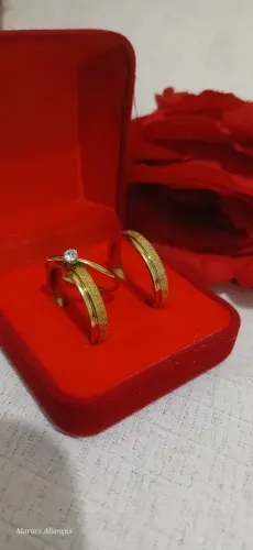 Alianças- dia dos namorados chegando. Venha surpreender o seu amor!!!!